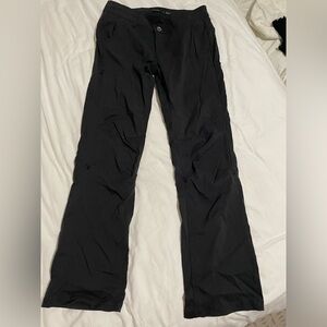 PrAna Halle black outdoor straight leg hiking pants size 4
